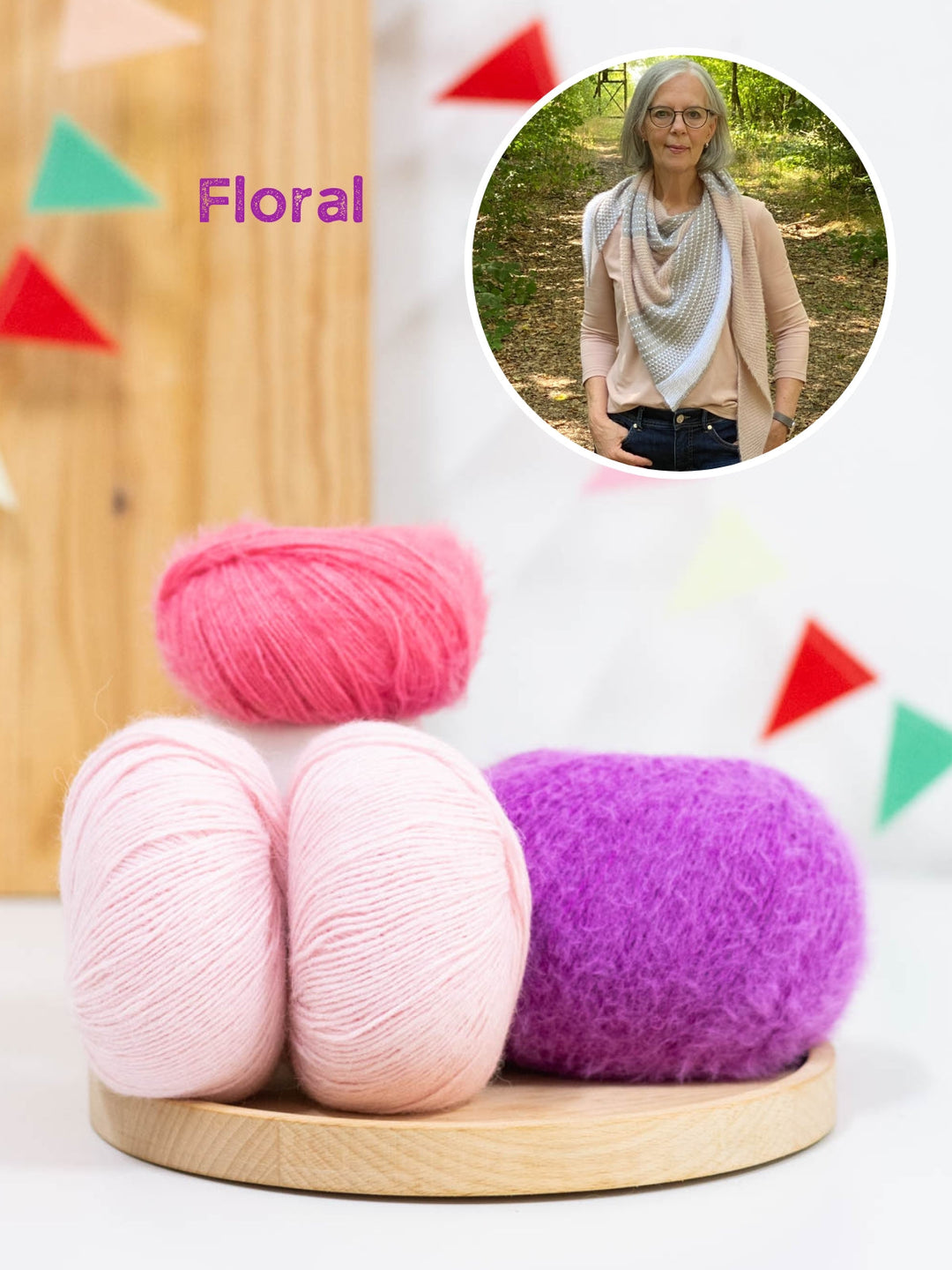 Strickpaket Tuch Polka Dots - Lizas Laden