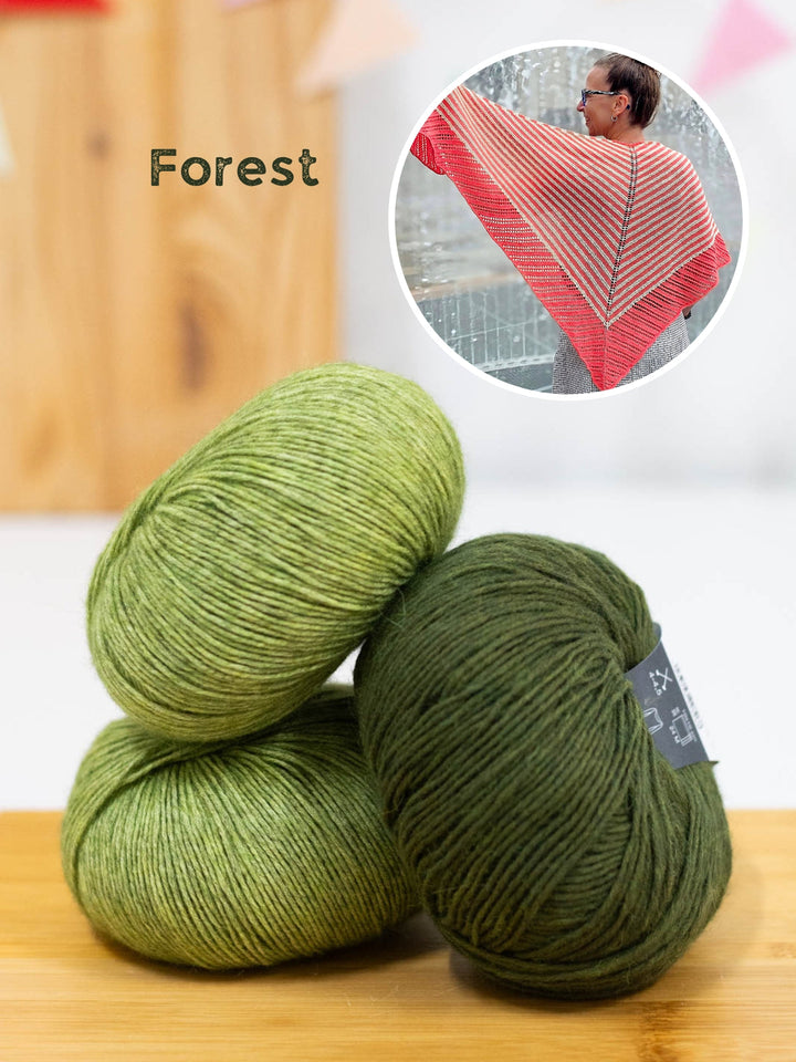 Strickpaket Tuch Knotten - Joél Joél