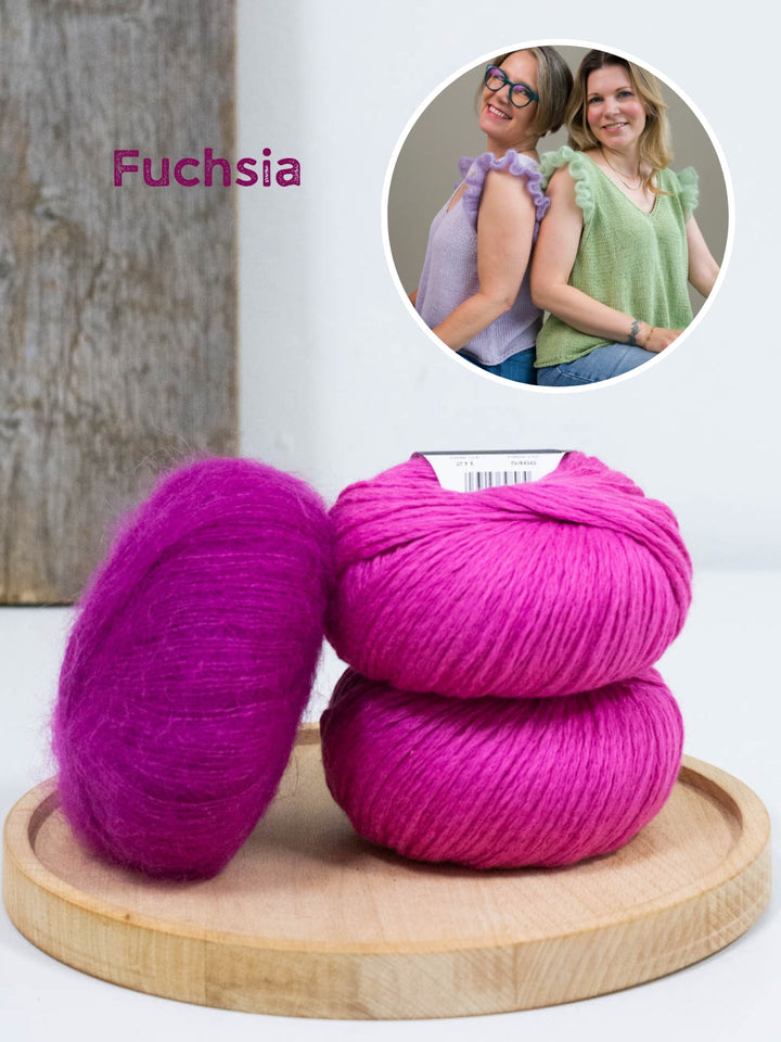 Strickpaket Volare Top - Cotonella &amp; Silkhair - Tanja Steinbach