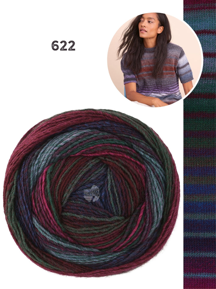 Strickpaket Gomitolo Modo Pullover kurzarm