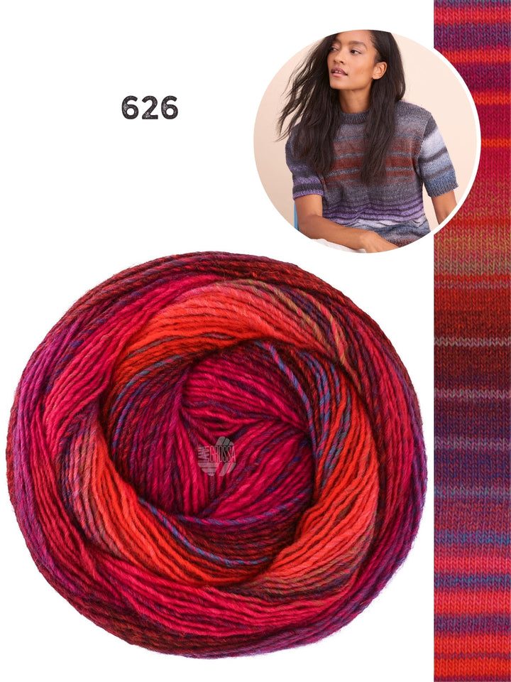 Strickpaket Gomitolo Modo Pullover kurzarm