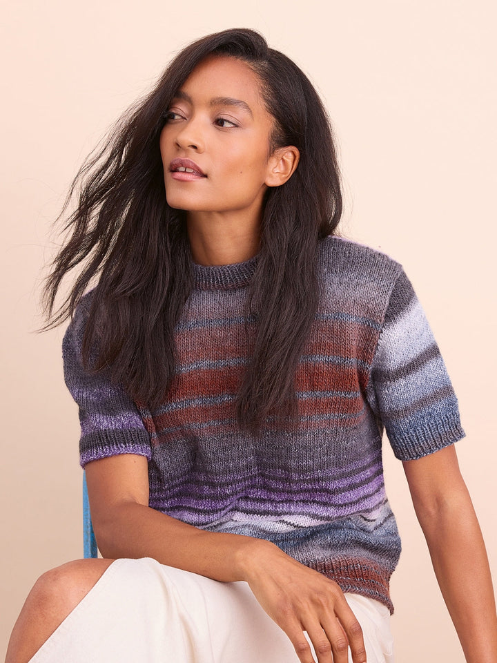 Strickpaket Gomitolo Modo Pullover kurzarm