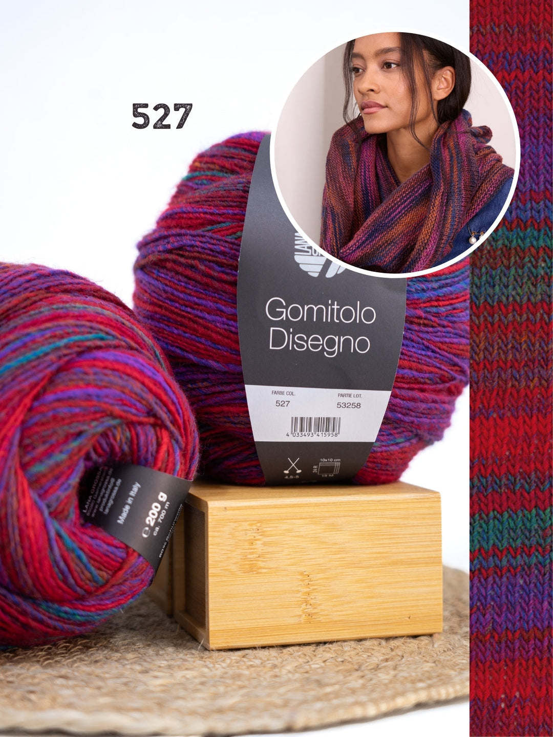 Strickpaket Gomitolo Disegno Loop
