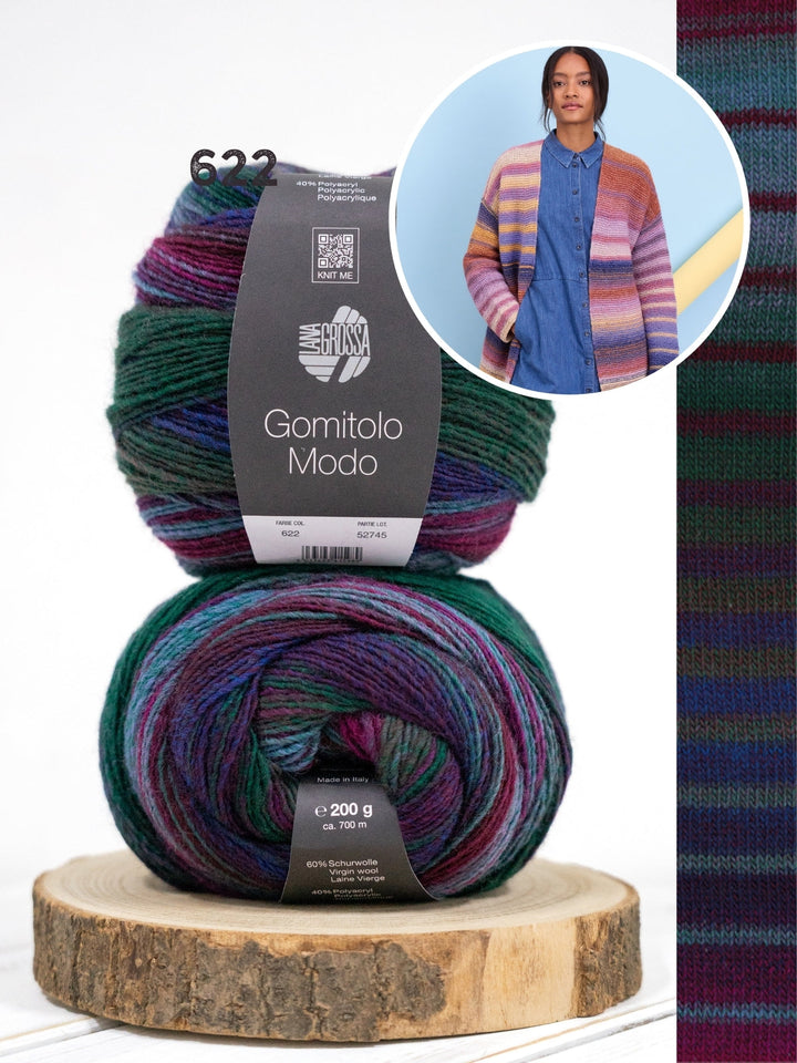 Strickpaket Gomitolo Modo Cardigan