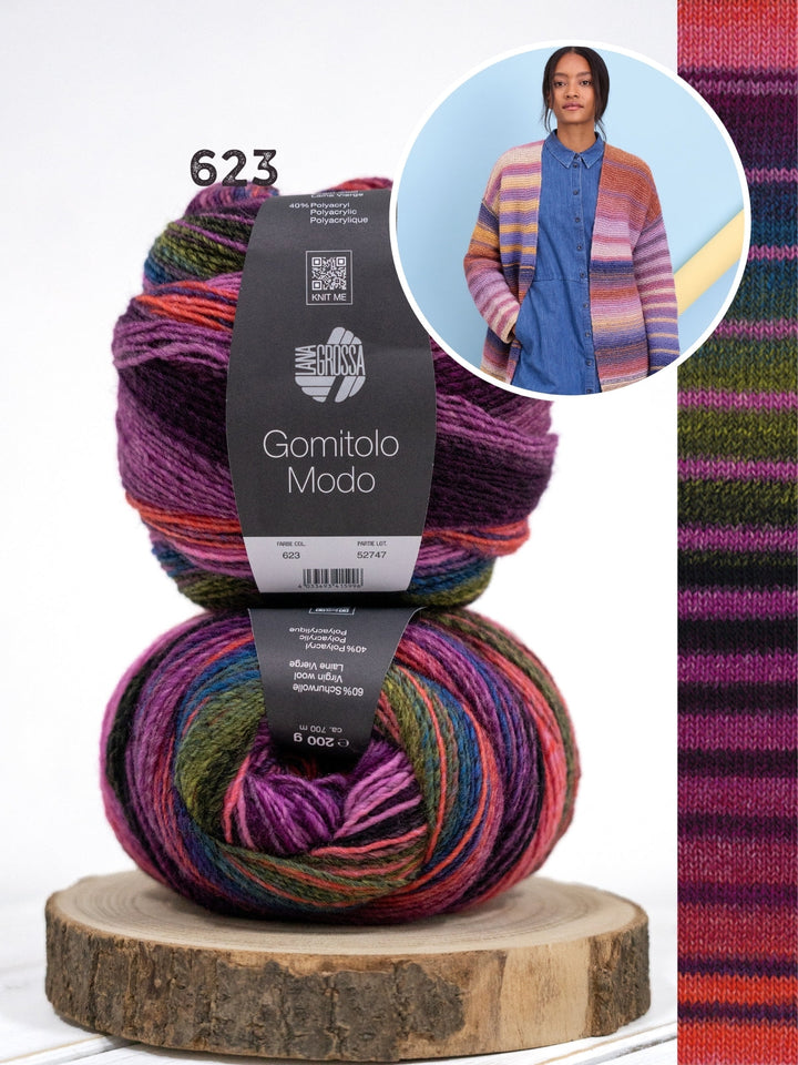 Strickpaket Gomitolo Modo Cardigan
