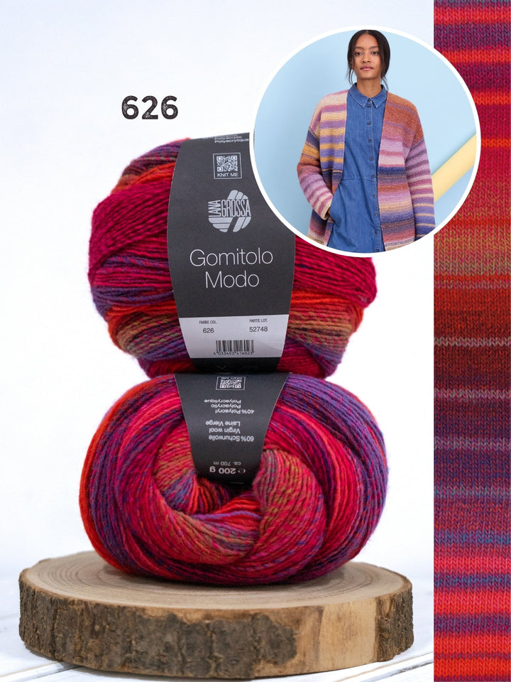Strickpaket Gomitolo Modo Cardigan