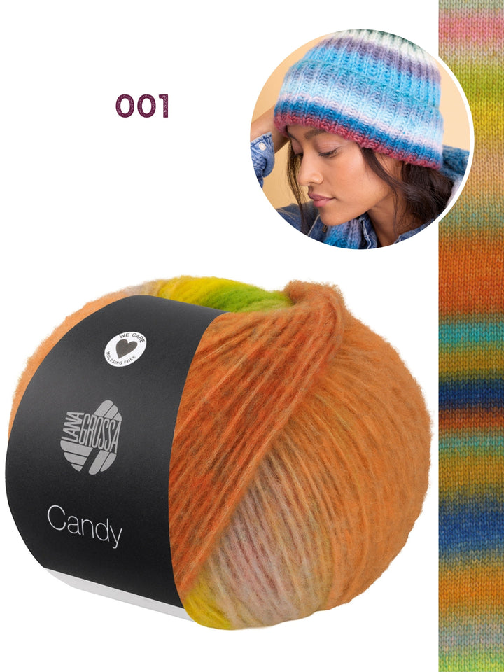 Strickpaket Candy Mütze