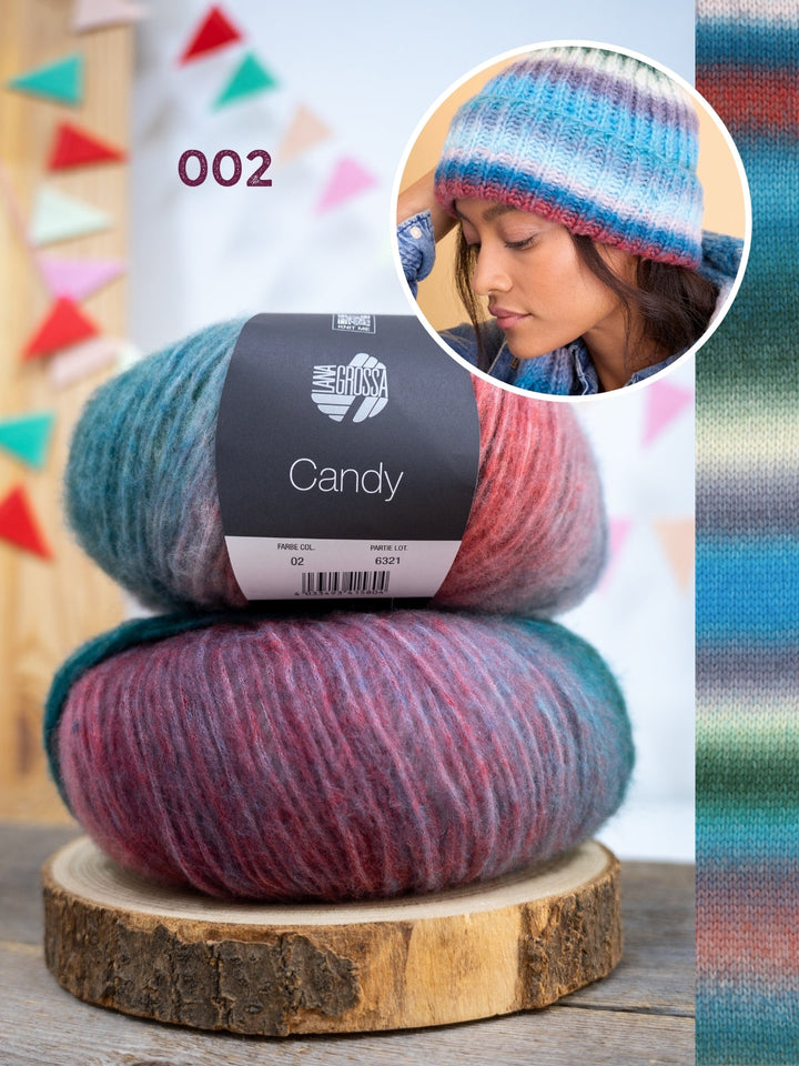 Strickpaket Candy Mütze