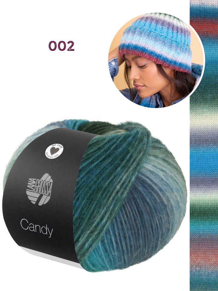 Strickpaket Candy Mütze