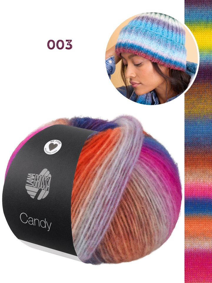 Strickpaket Candy Mütze