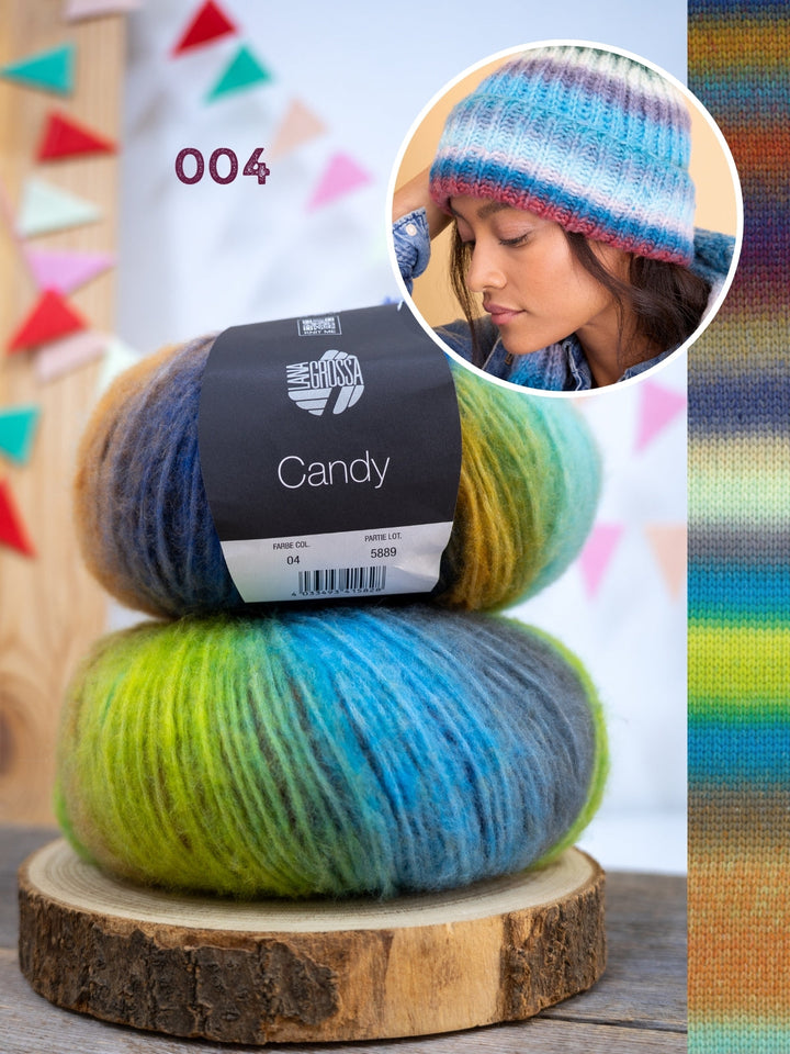 Strickpaket Candy Mütze