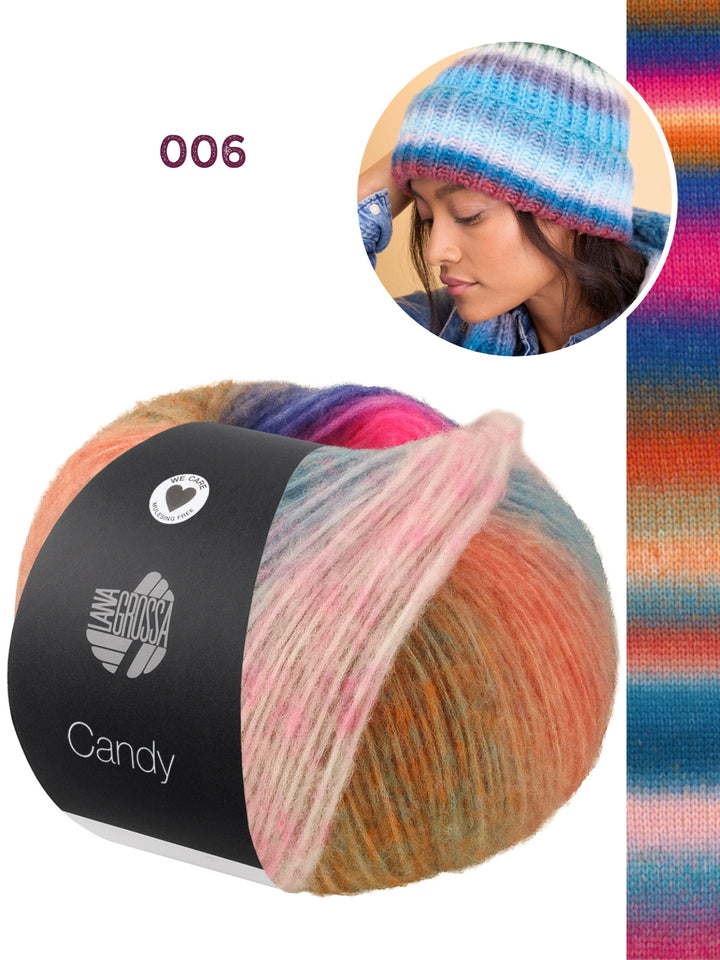 Strickpaket Candy Mütze