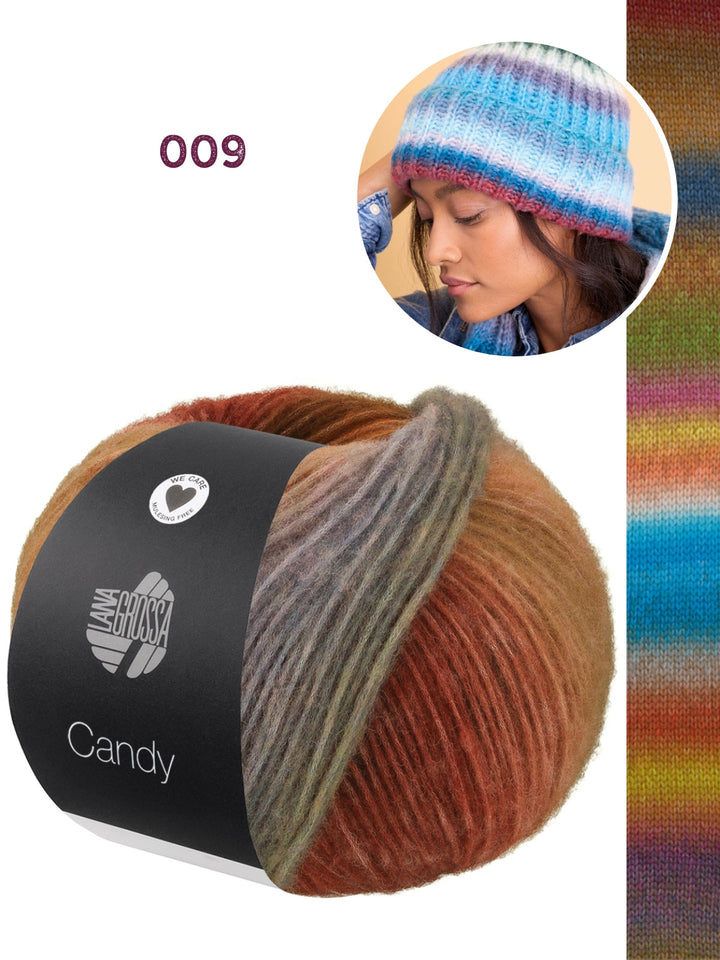 Strickpaket Candy Mütze