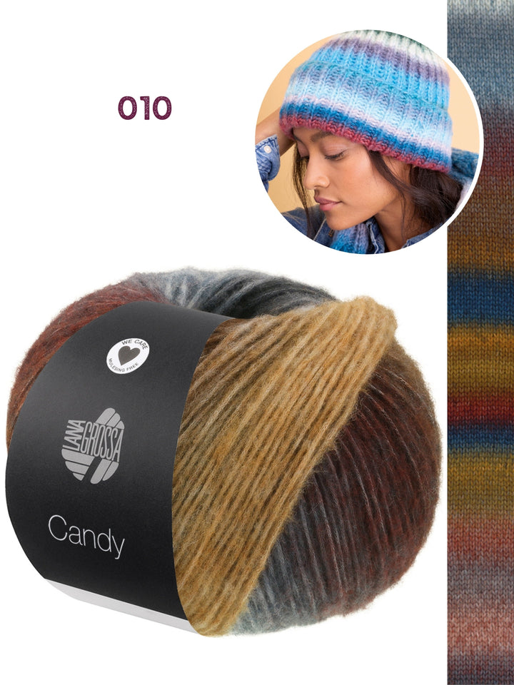 Strickpaket Candy Mütze