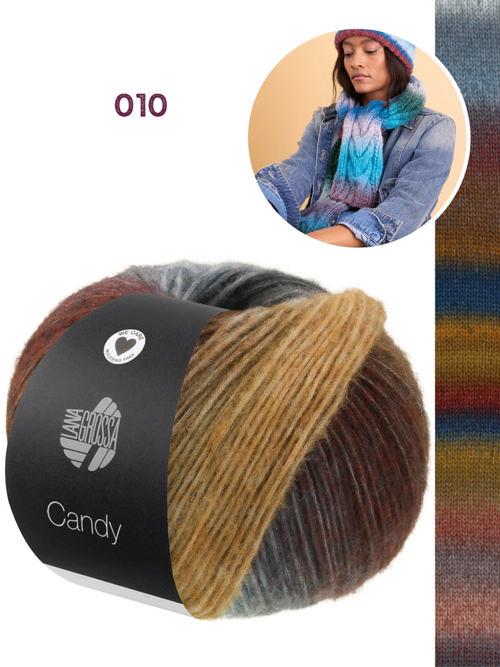 Strickpaket Candy Zopfschal