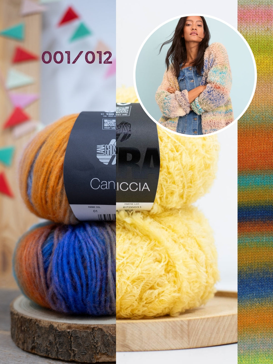 Strickpaket Candy Pelliccia Cardigan