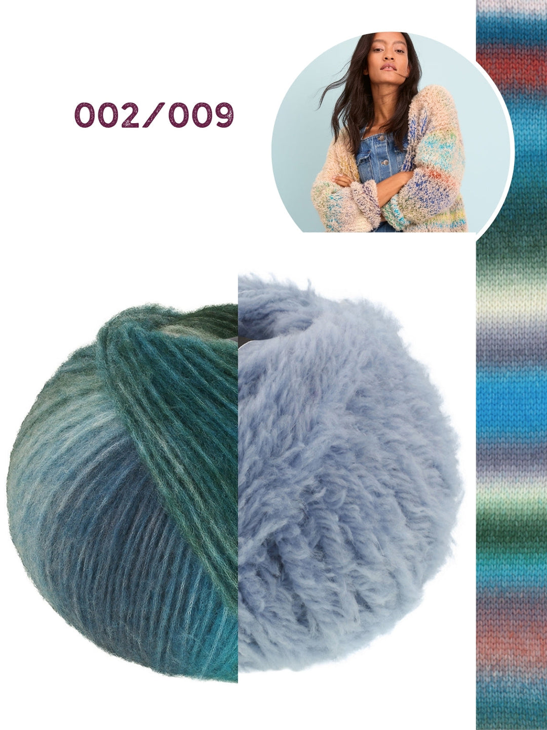 Strickpaket Candy Pelliccia Cardigan