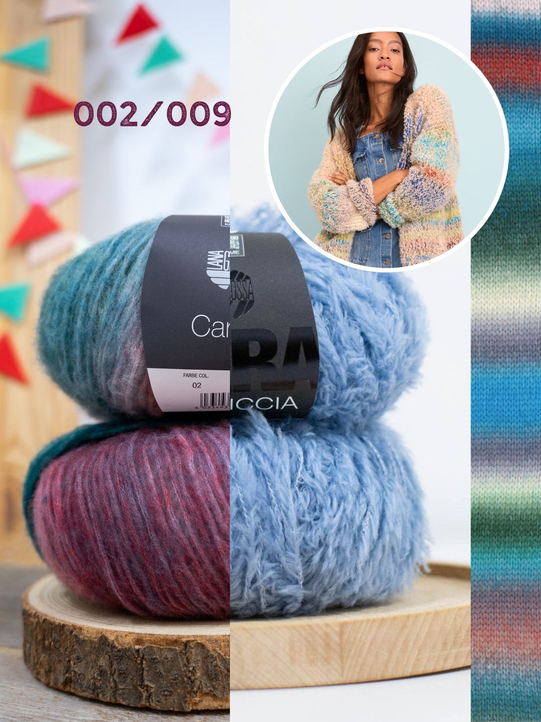Strickpaket Candy Pelliccia Cardigan