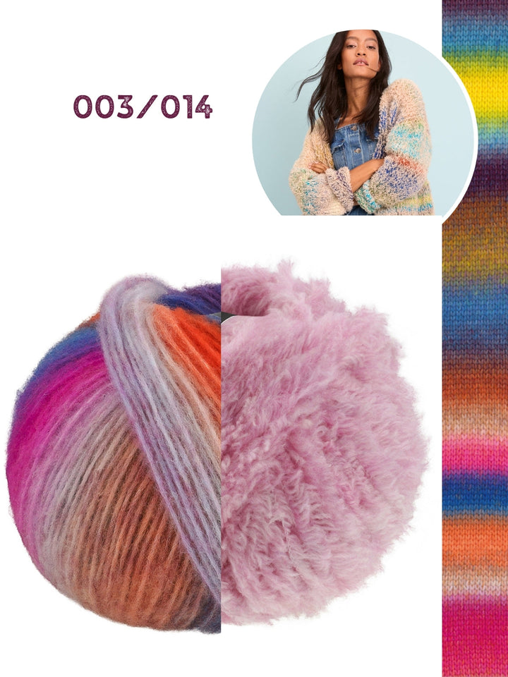 Strickpaket Candy Pelliccia Cardigan