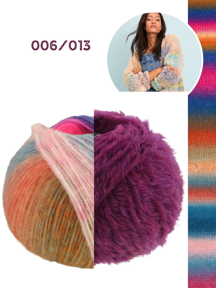 Strickpaket Candy Pelliccia Cardigan