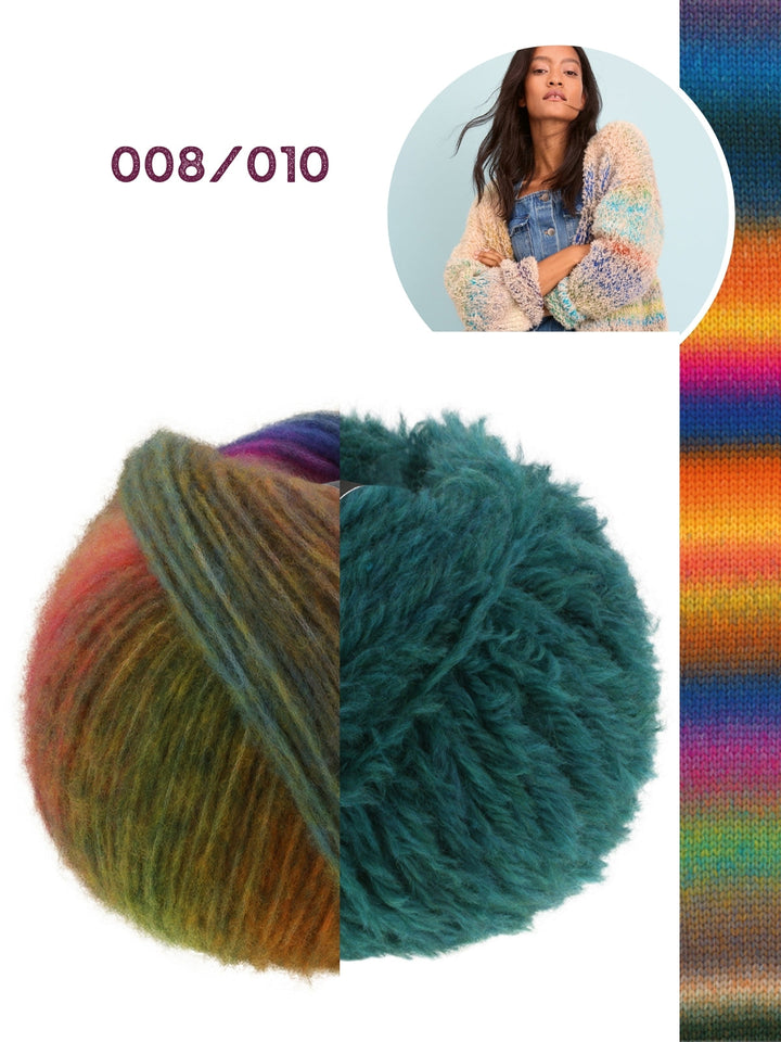 Strickpaket Candy Pelliccia Cardigan