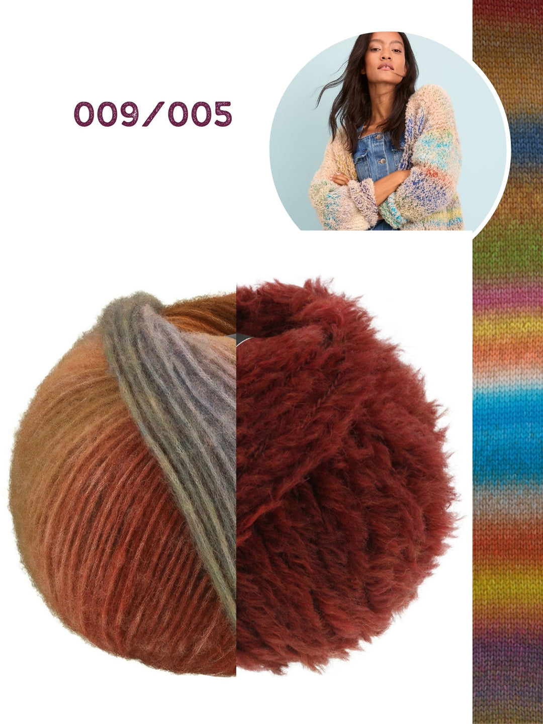 Strickpaket Candy Pelliccia Cardigan