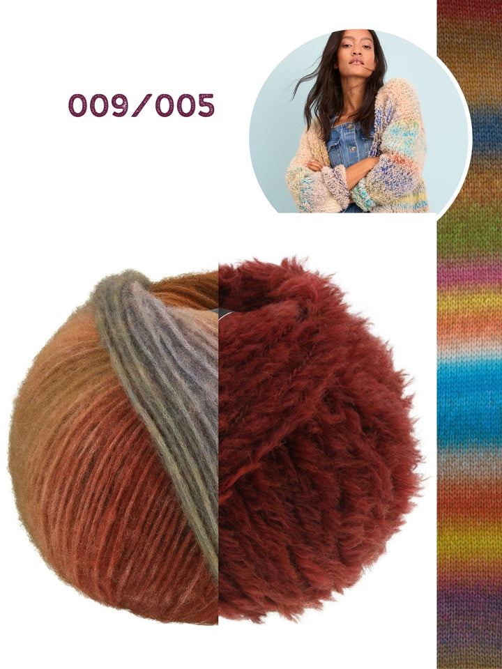 Strickpaket Candy Pelliccia Cardigan