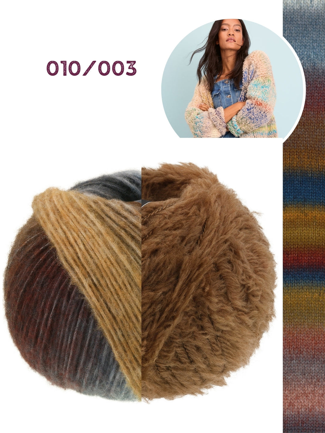 Strickpaket Candy Pelliccia Cardigan