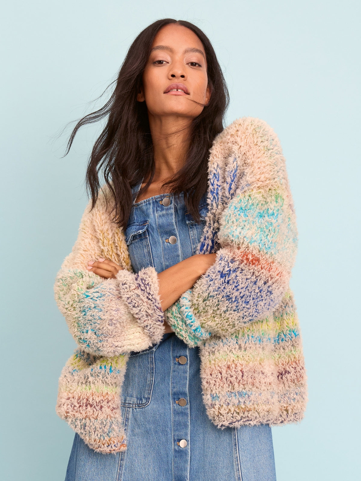 Breipakket Candy & Pelliccia vest - top-down