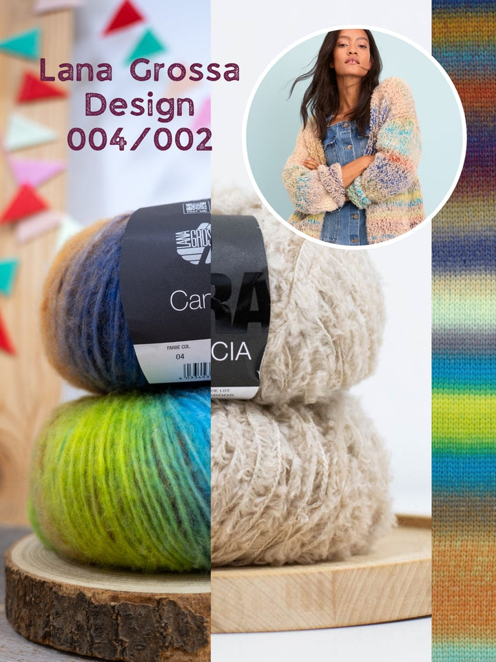Strickpaket Candy Pelliccia Cardigan
