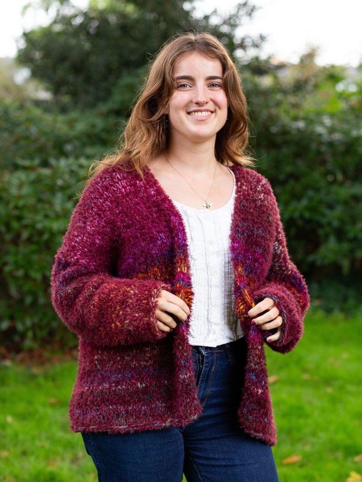 Strickpaket Candy Pelliccia Cardigan