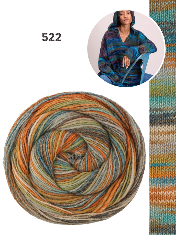 Strickpaket Gomitolo Disegno Oversized Hoodie