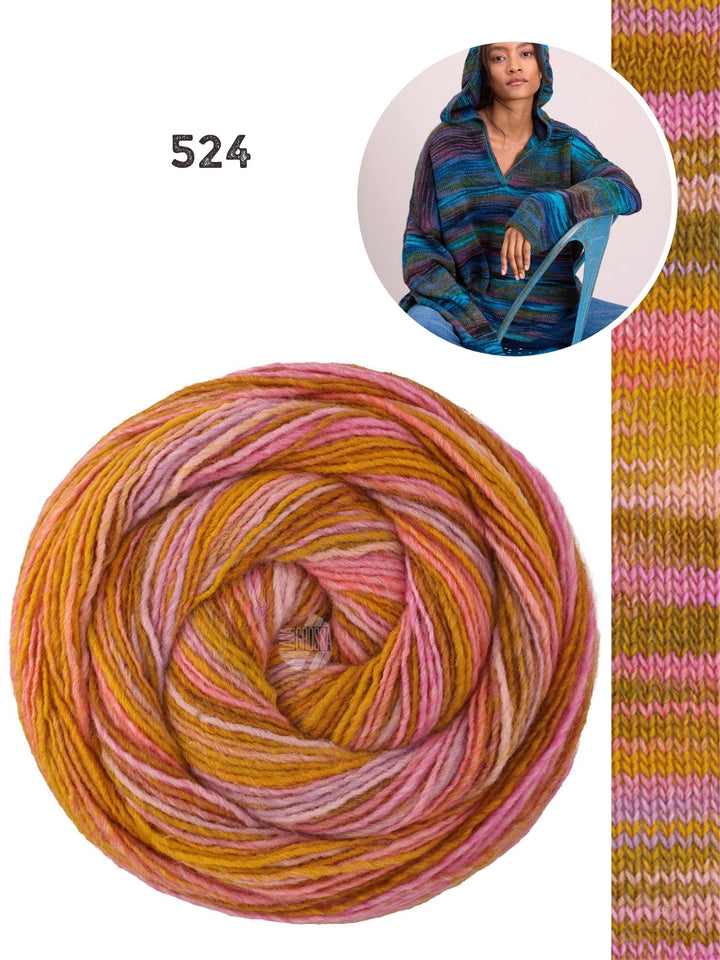 Strickpaket Gomitolo Disegno Oversized Hoodie