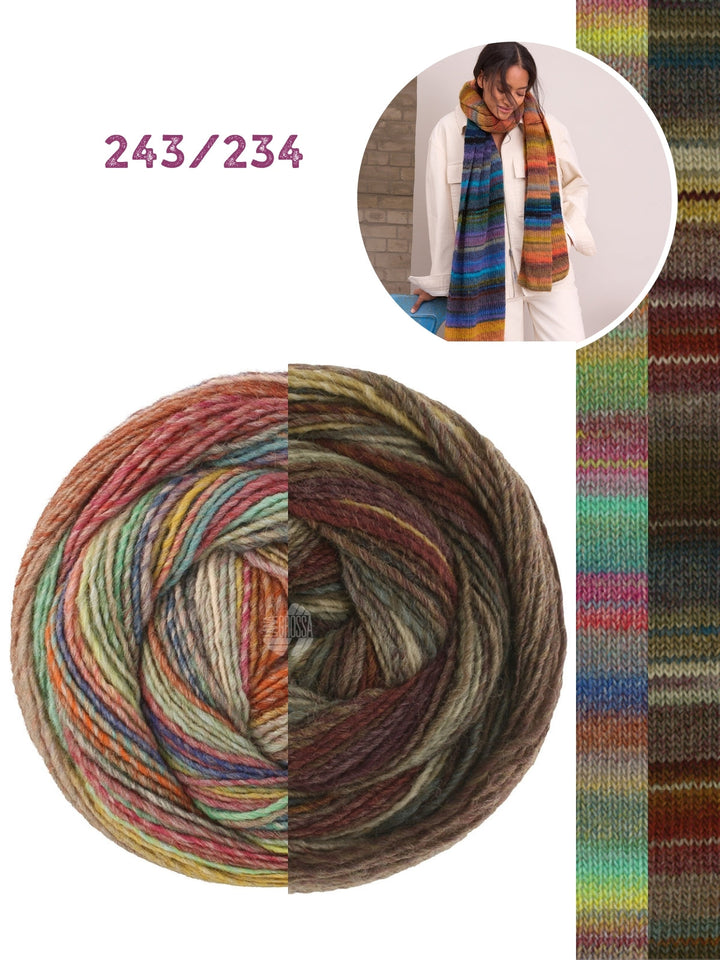 Strickpaket Gomitolo Intenso Rippenschal