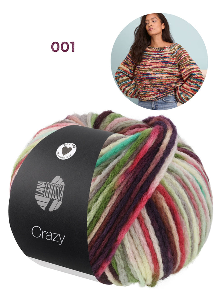 Strickpaket Crazy Pullover