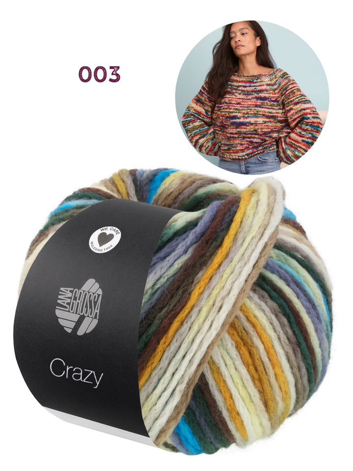 Strickpaket Crazy Pullover