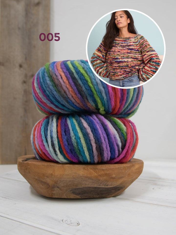 Strickpaket Crazy Pullover