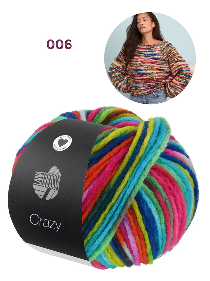 Strickpaket Crazy Pullover