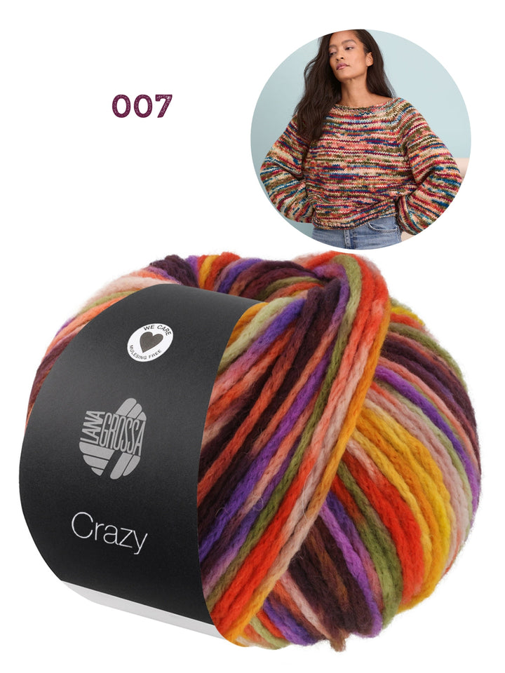 Strickpaket Crazy Pullover