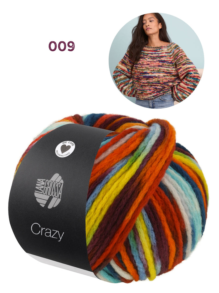 Strickpaket Crazy Pullover