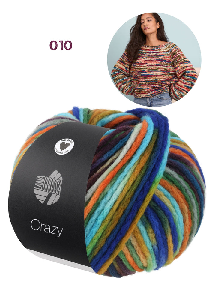 Strickpaket Crazy Pullover