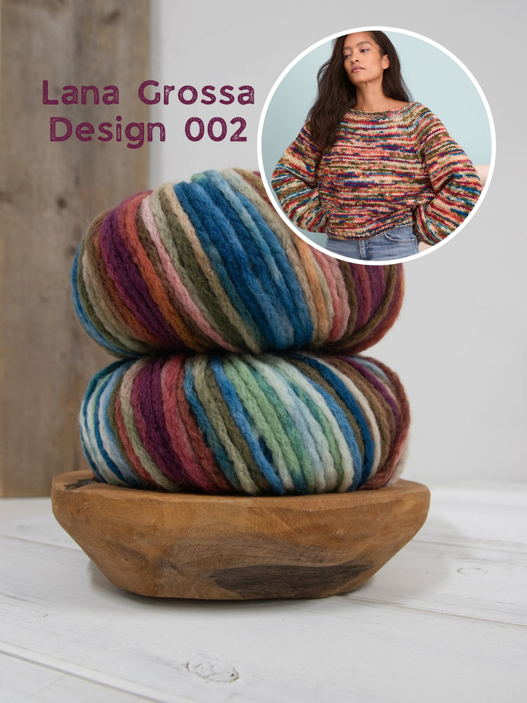 Strickpaket Crazy Pullover