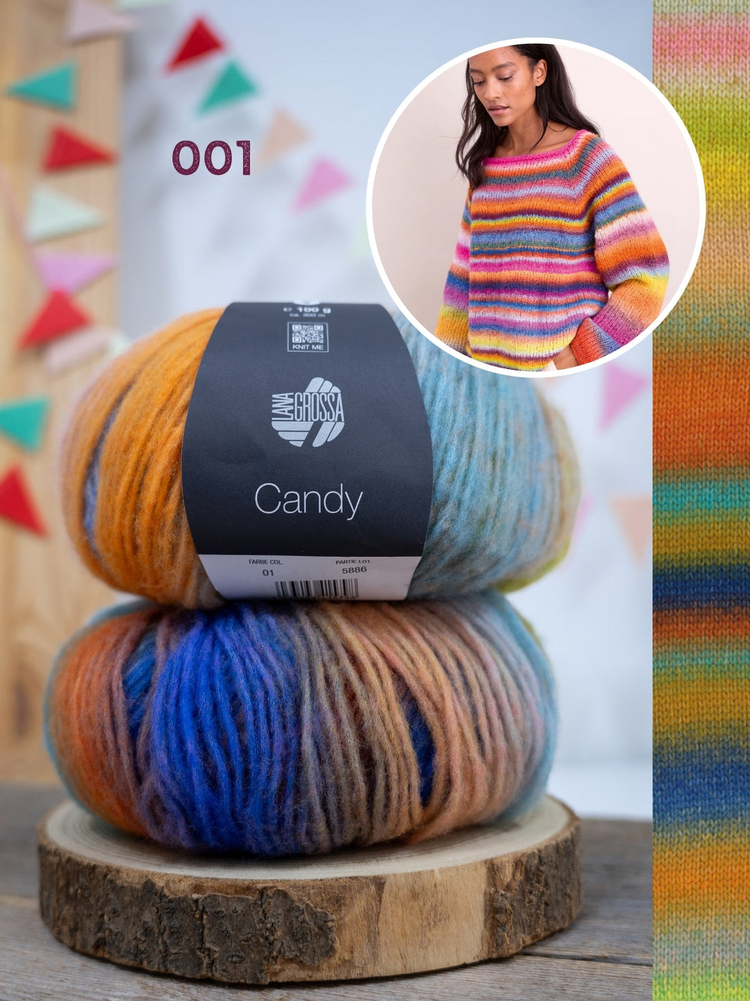 Strickpaket Candy Raglanpullover