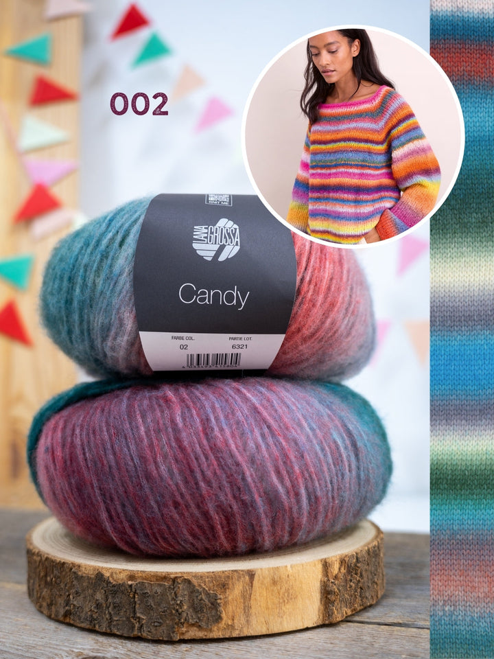 Strickpaket Candy Raglanpullover