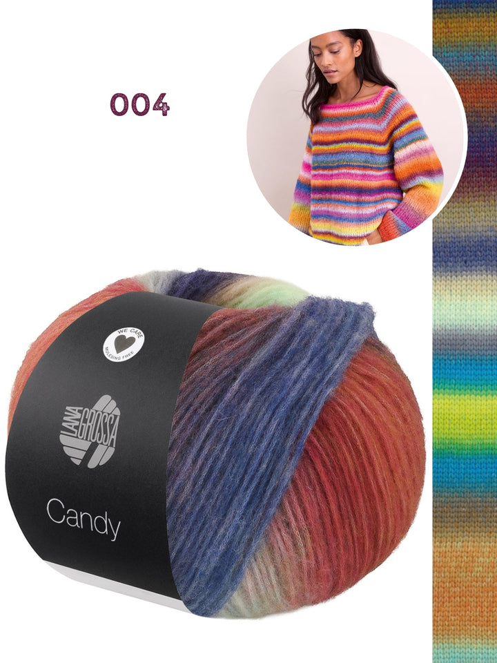 Strickpaket Candy Raglanpullover