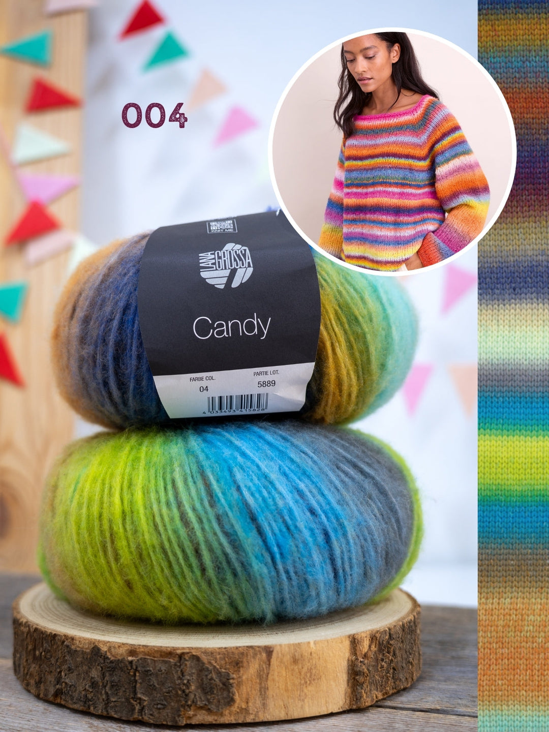 Strickpaket Candy Raglanpullover