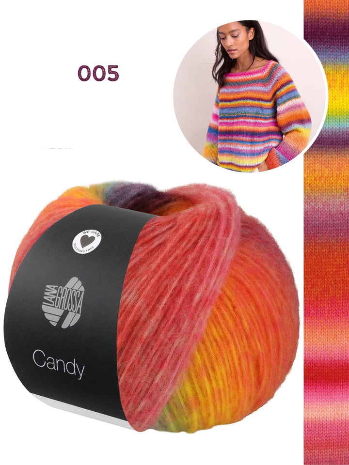 Strickpaket Candy Raglanpullover