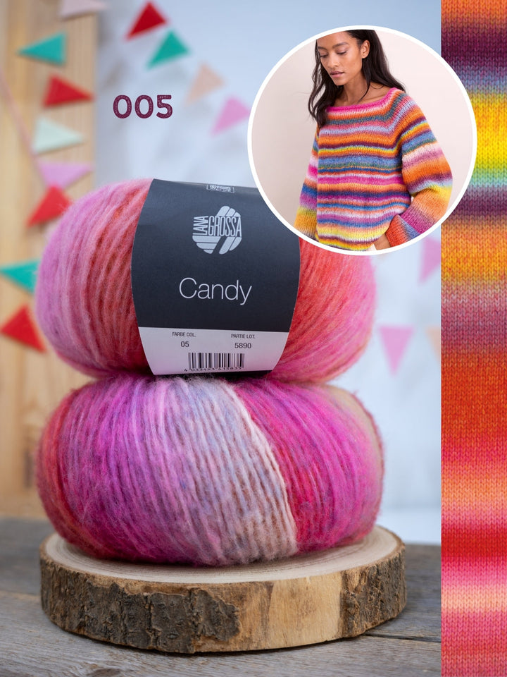 Strickpaket Candy Raglanpullover