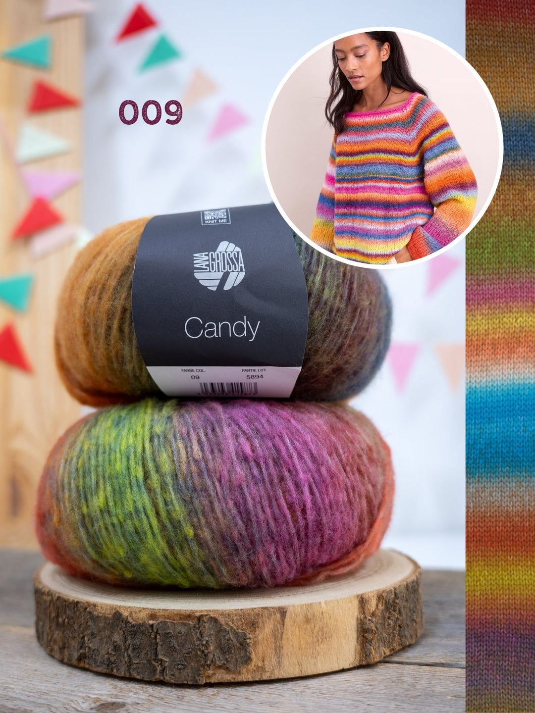 Strickpaket Candy Raglanpullover