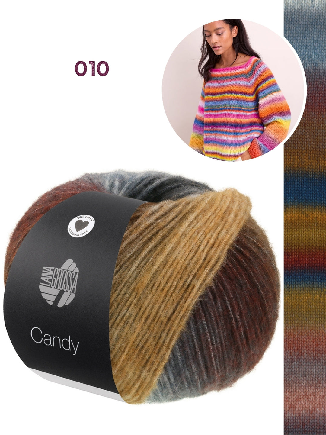 Strickpaket Candy Raglanpullover